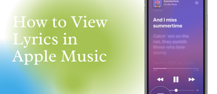 Sådan ser du sangtekster i Apple Music
