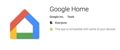 Google Home-appen