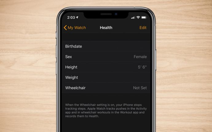 iPhone Apple Watch statystyki zdrowia