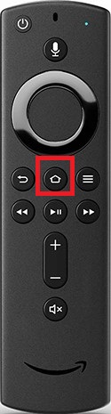 „Fire TV“ nuotolinio valdymo pulto namų mygtukas
