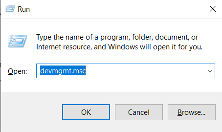Windows Run programa