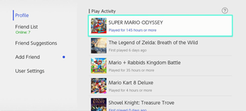 cik stundas ir spēlētas ar Nintendo slēdzi