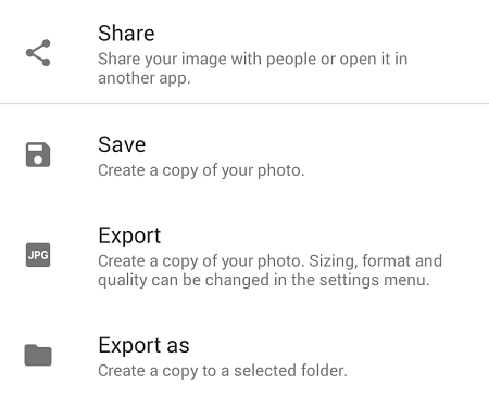 Noņemiet fonu mobilajā Snapseed
