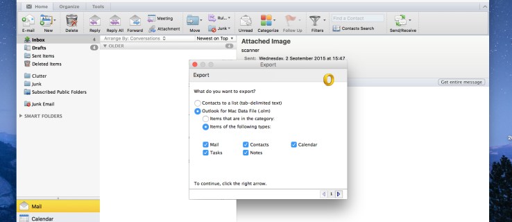 Kaip išsaugoti „Outlook“ el. laiškus standžiajame diske