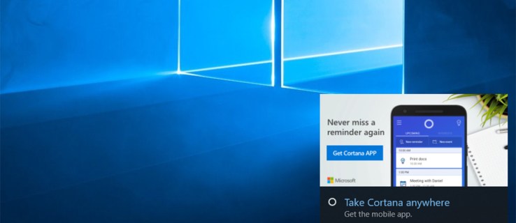 Greitas patarimas: kaip išjungti „Cortana“ pranešimus sistemoje „Windows 10“.