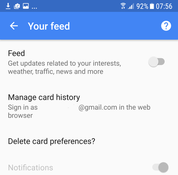 Sådan deaktiveres Google Now3
