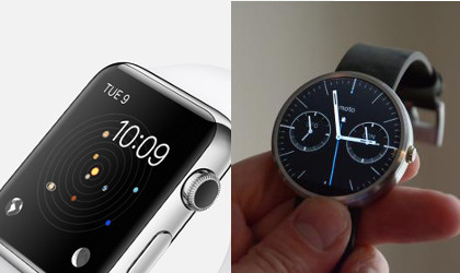 Apple Watch kontra Moto 360 – wyświetlacz