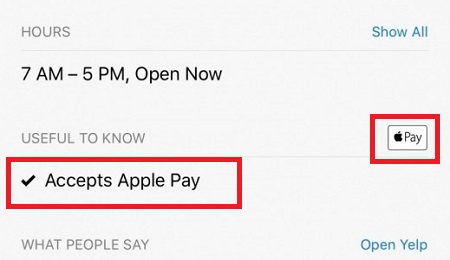 Utilitzeu les cadenes i botigues Apple Pay