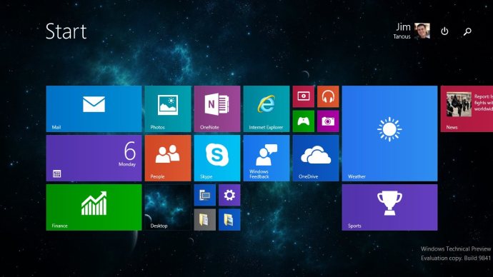 Ekran startowy systemu Windows 10