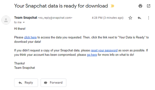 e-mail Snapchata zespołu